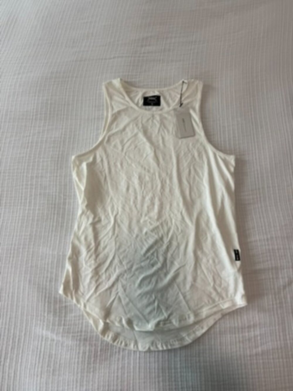 ASRV Silver-Lite Tank Top Ivory Cream Men's Size M NWT DSG-0146
